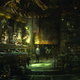 Concept art of the theme park.